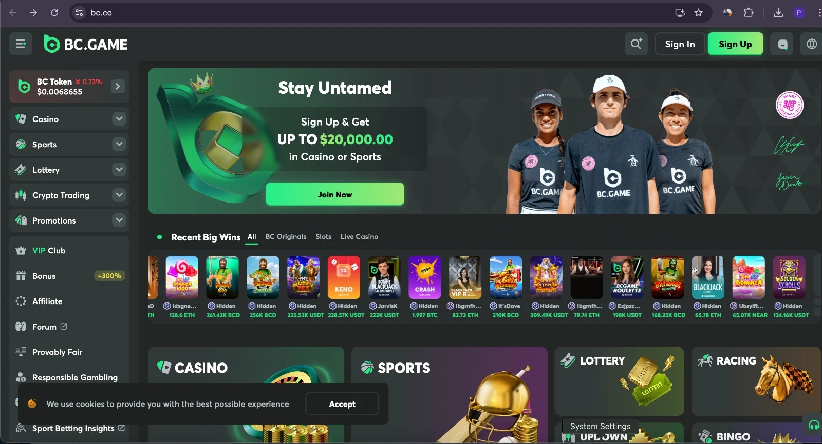 BC.Games – Leading Crypto Casino